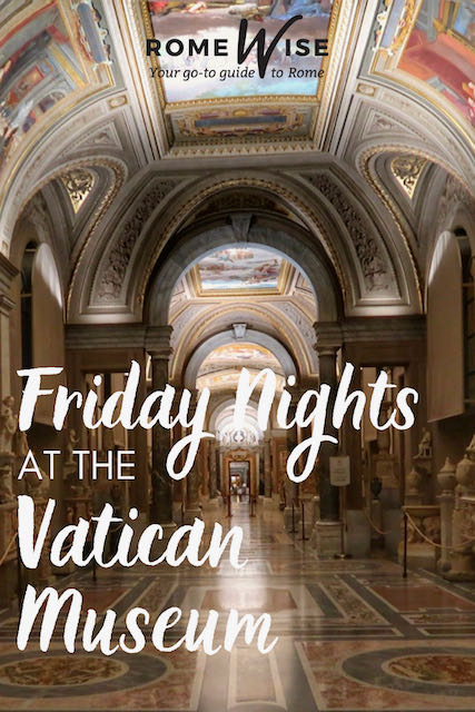 pin vatican museums friday night