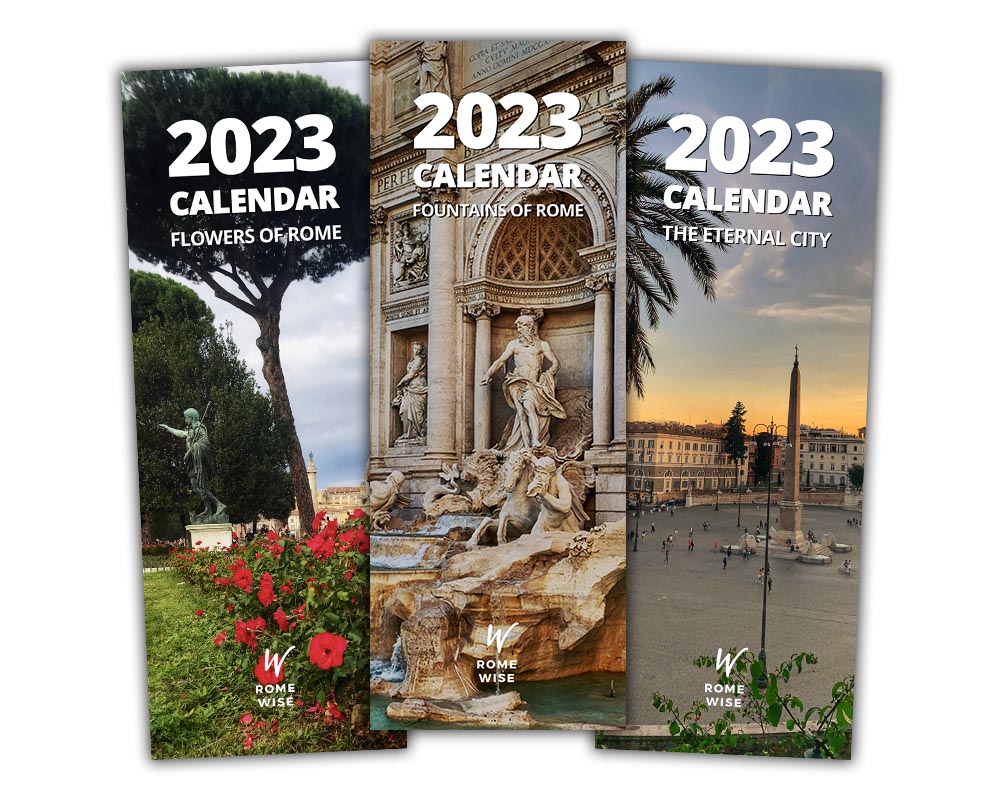 Romewise 2023 Rome Wall Calendar Available Now!