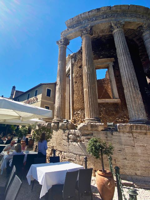 temple of sibilla from tivoli restaurant