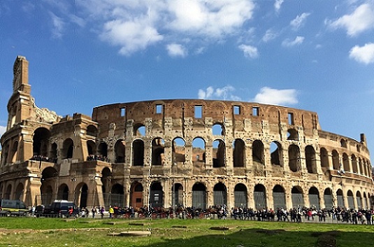 colosseum from the back