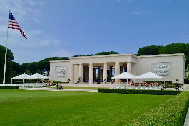 the American cemetery at Nettuno on Memorial Day