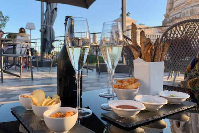 Eitch Borromini: Rome's Stunning Rooftop Restaurant 'La Grande Bellezza' -  An American in Rome