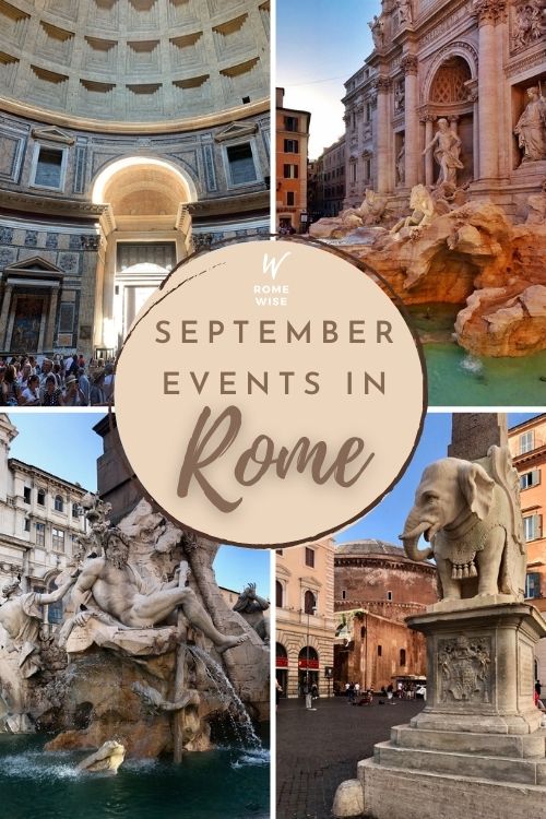 Rome Events in September 2023 things to do romewise