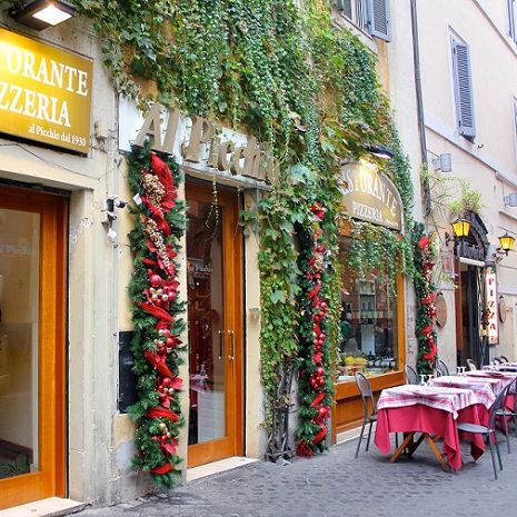 pizzeria open on christmas in rome