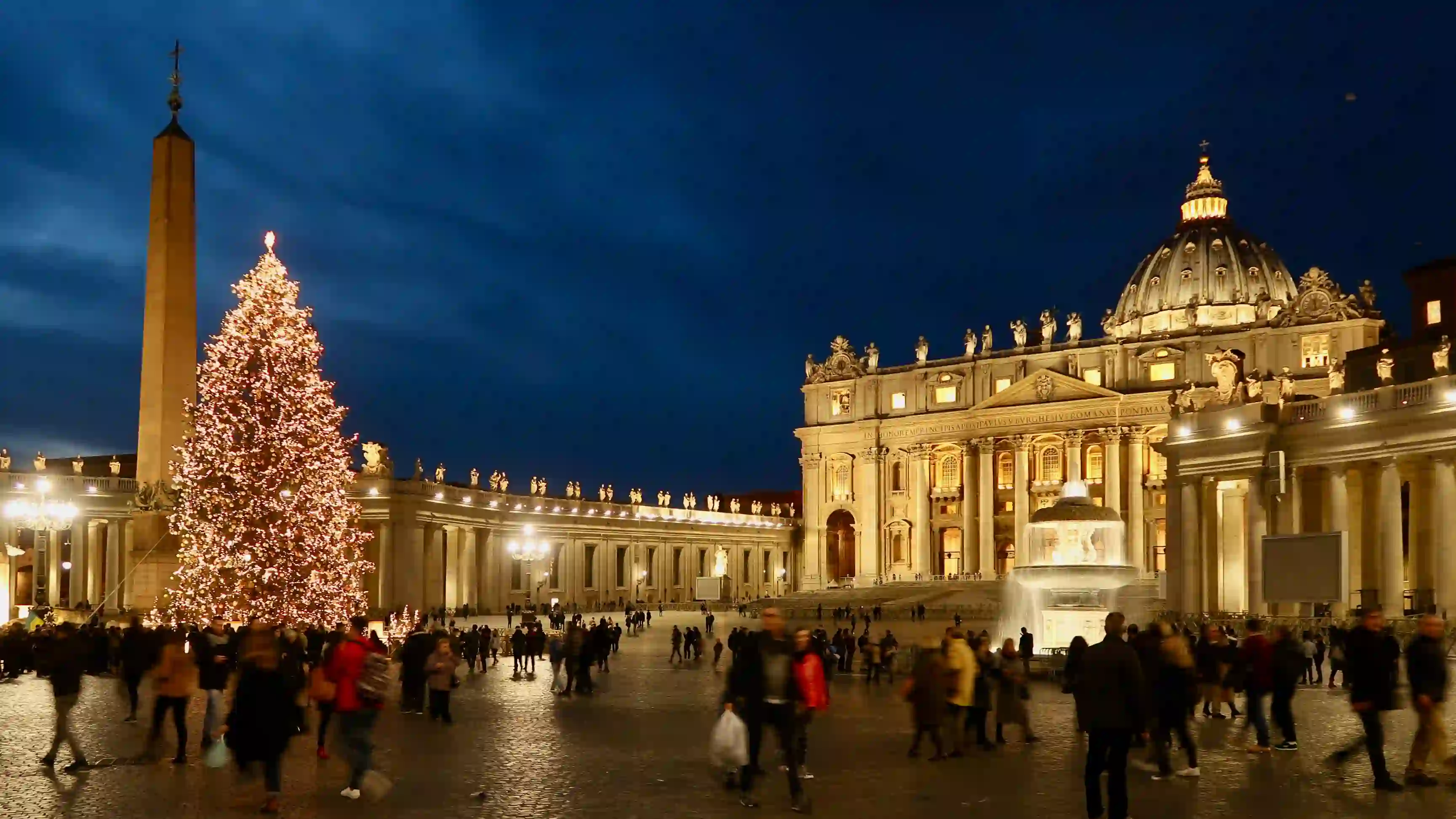 christmas in vatican square