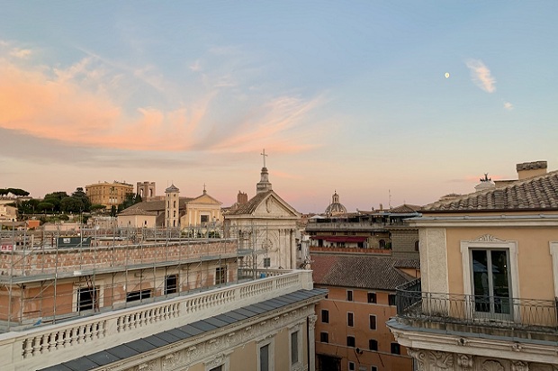 View from the roof of Singer Palace