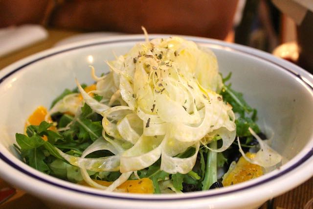 orange and fennel salad with black olives - a summer treat in Rome