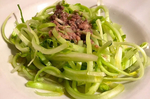 puntarelle with anchovies