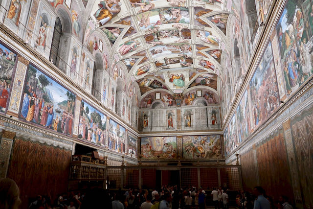 sistine chapel late friday night